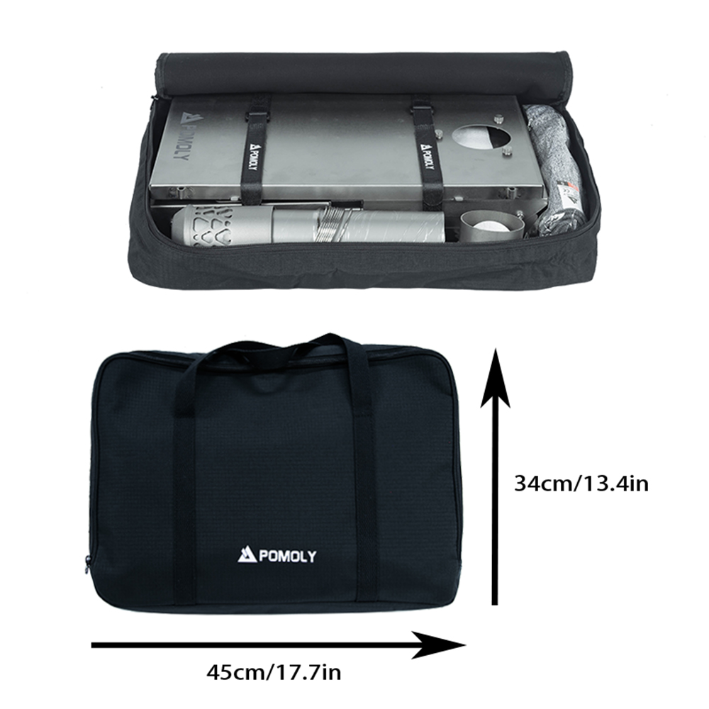 T1 PERSPECTIVE Stove | Titanium Wood Stove for Hot Tent [ Out Of Stock ]