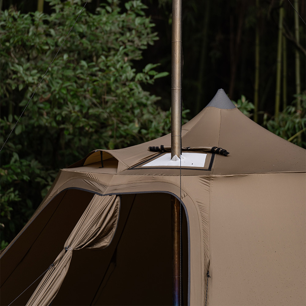 Circle 6 | Outdoor Hot Tent | Bell-Shaped Camping Hot Tent Zpoint New Arrival 2024