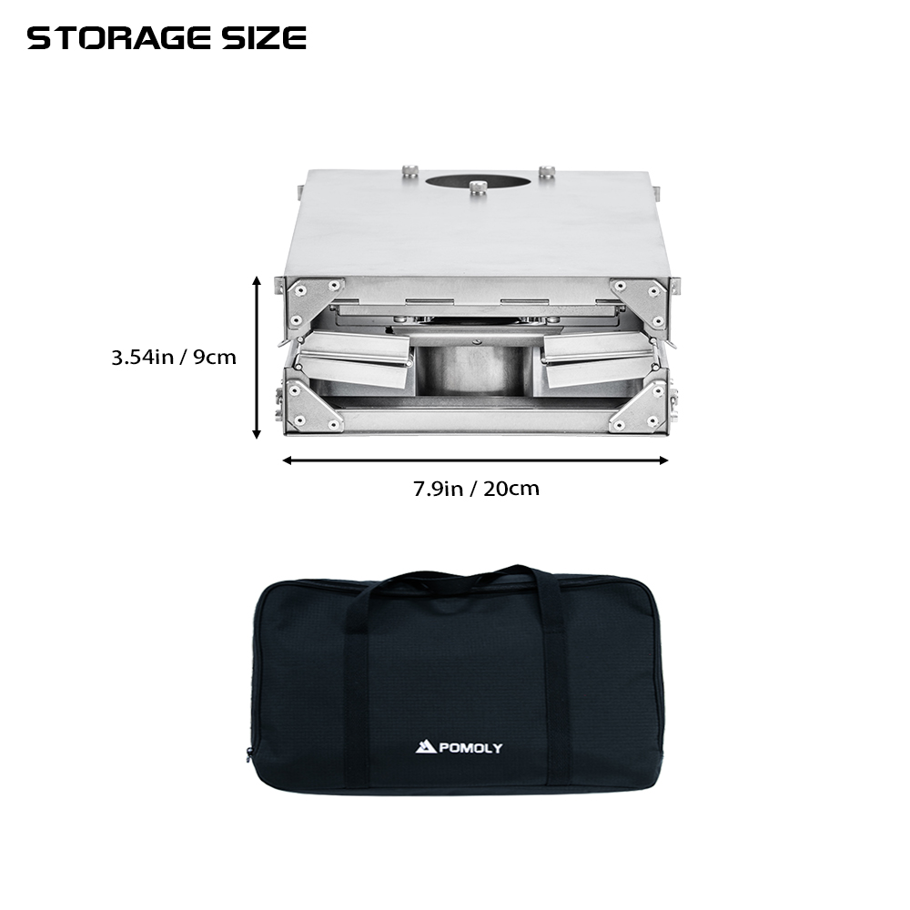Zpoint Fold X | Titanium Wood Stove | Fastfold Tent Stove | Zpoint New Arrival 2024