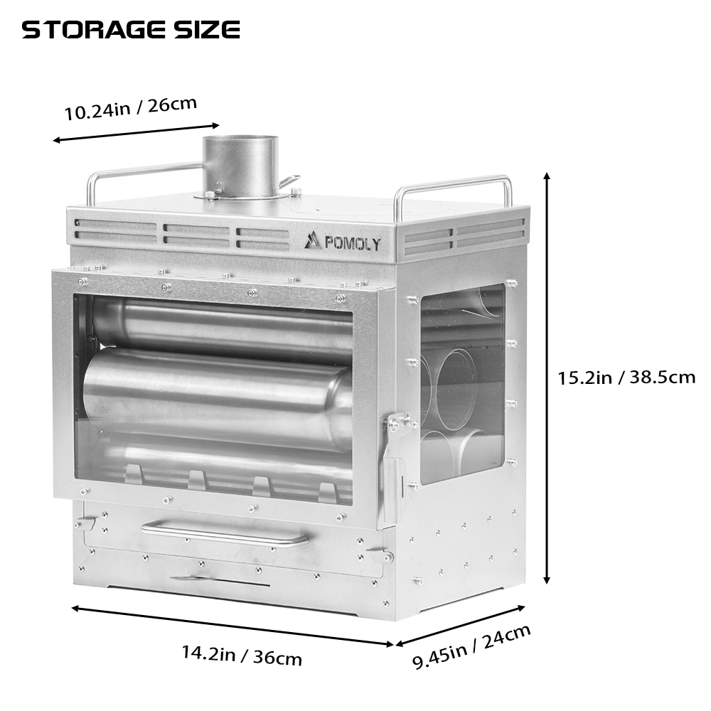 Dweller Max Ti 3 | Titanium Wood Stove | Zpoint New Arrival 2024