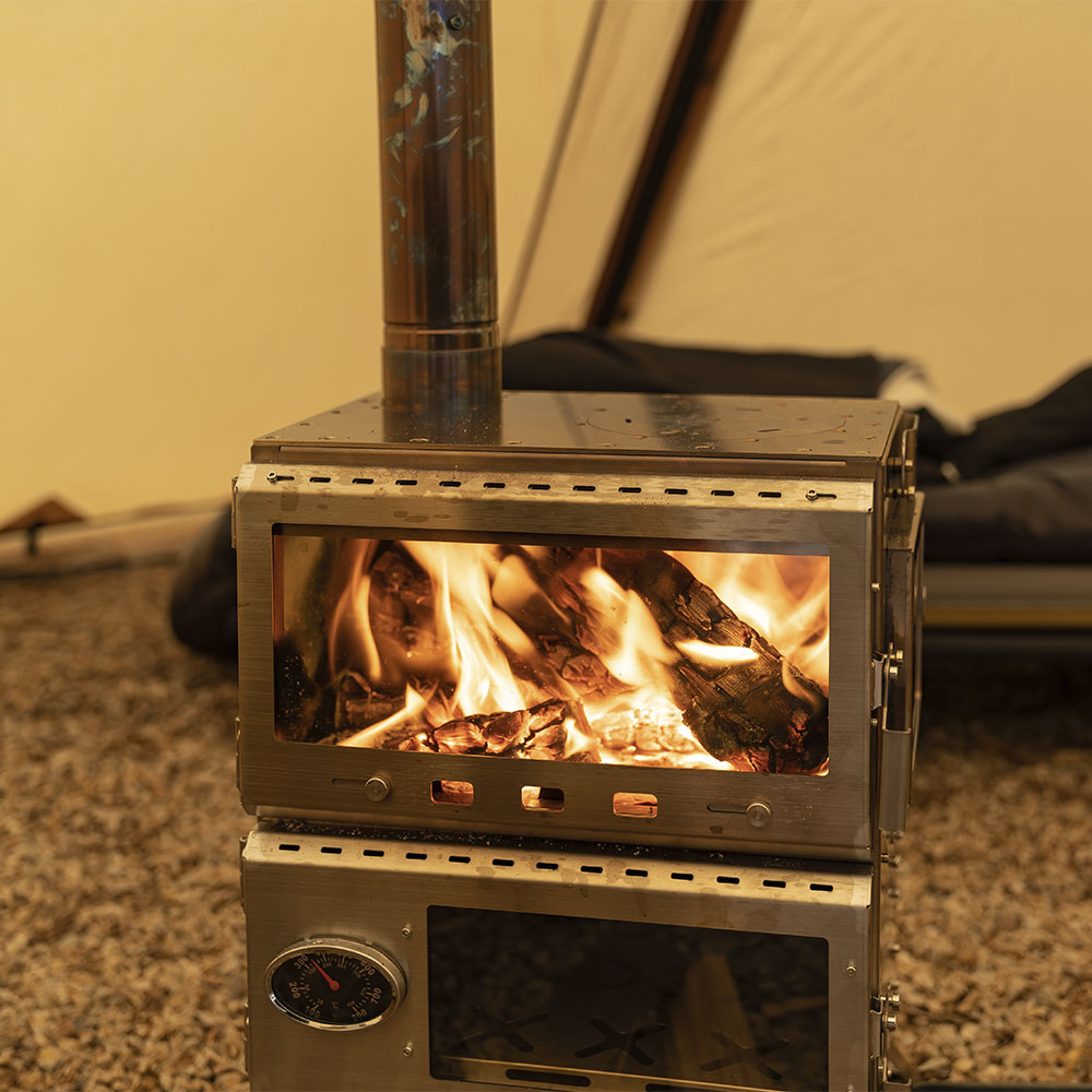 Baker Hot Tent Oven Stove | Portable Oven Tent Wood Stove | Zpoint New Arrival 2024