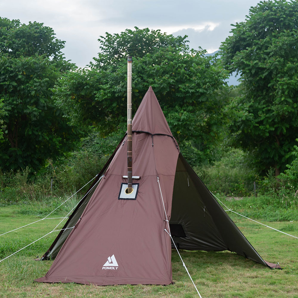 Zpoint HEX Hot Tent | 2 Person Tipi Tent with Wood Stove Jack for All Season Camping