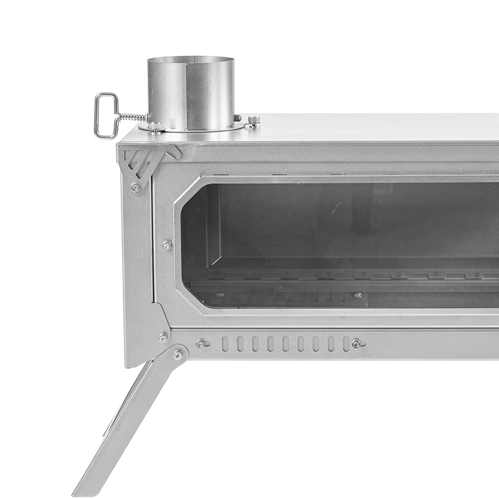 T-Brick 2.0 | Portable Titanium Wood Stove for Hot Tent Camping | Zpoint New Arrival