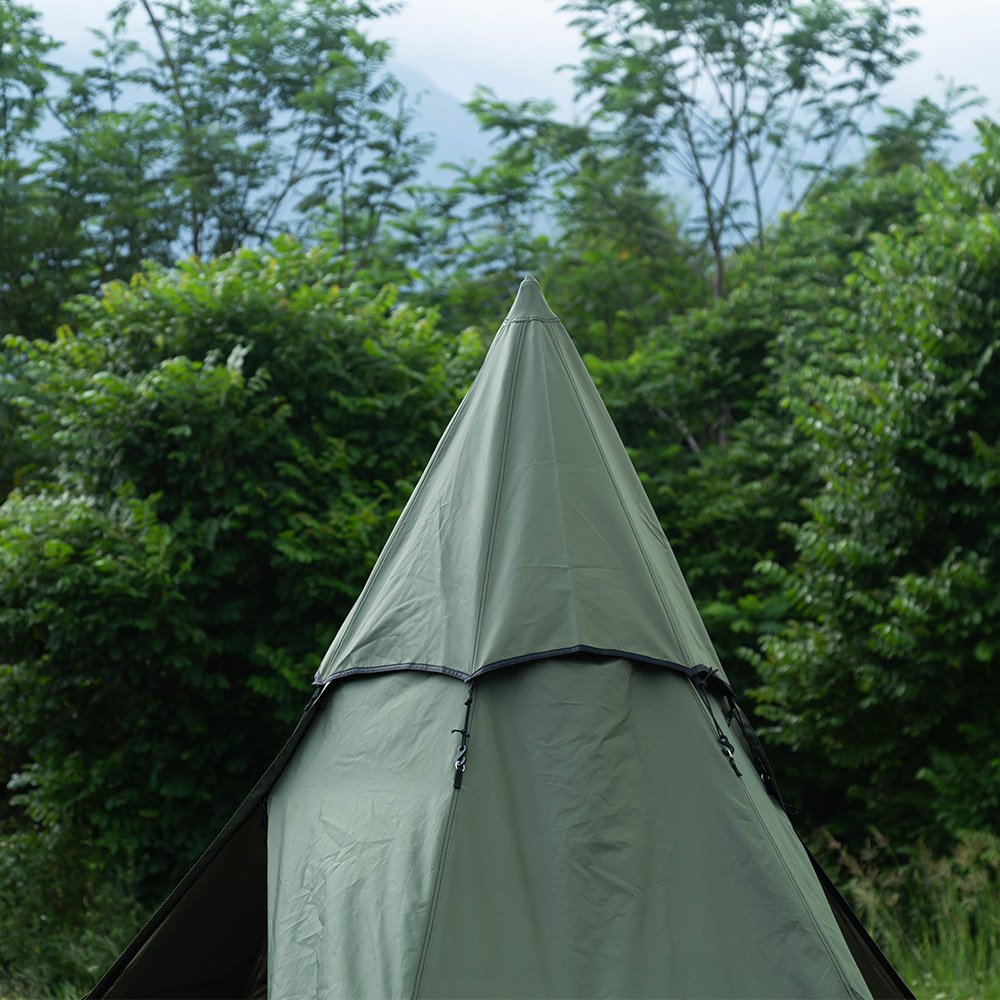 Zpoint HEX Hot Tent | 2 Person Tipi Tent with Wood Stove Jack for All Season Camping