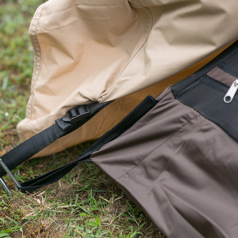 YARN Plus Canvas Hot Tent | 2-4 Person Tipi Tent with Wood Stove Jack for All Season Camping