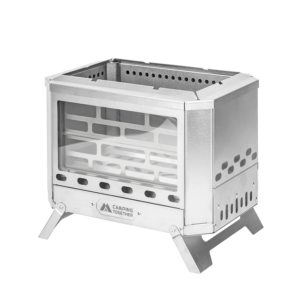 Mjölnir Titanium Fire Pit | Zpoint x CAMPING TOGETHER Camping Wood Stove| New Arrival