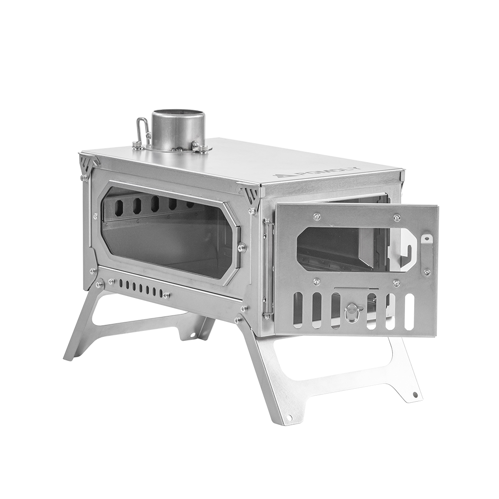 T-Brick Mini 2.0 | Portable Titanium Wood Stove for Solo Hot Tent Camping | Zpoint New Arrival