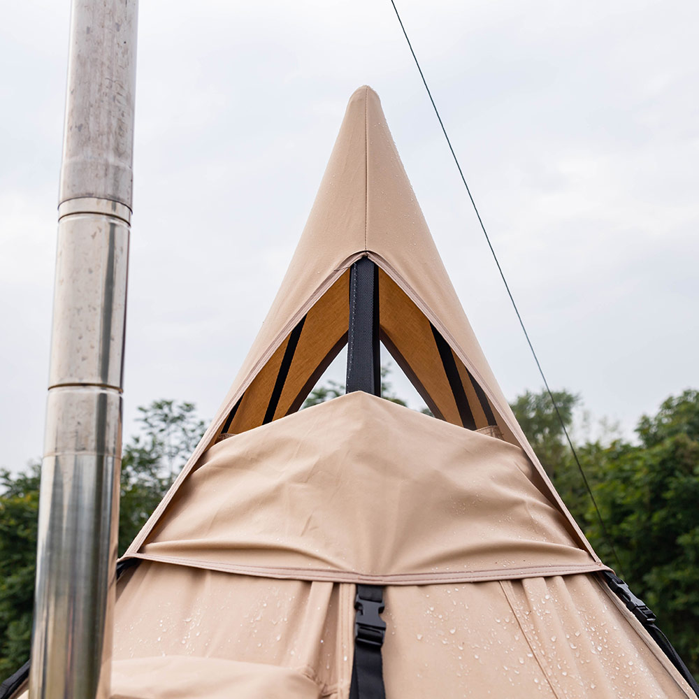 Zpoint PEAK TC Hot Tent | Tetoron Cotton Tipi Tent with Inner Tent Winter Camping | Zpoint New Arrival
