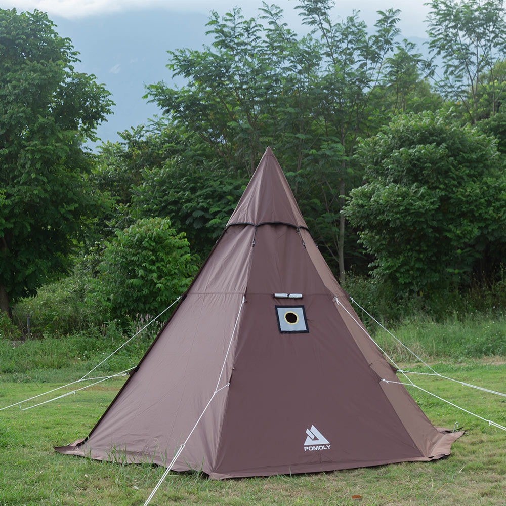 Zpoint HEX Hot Tent | 2 Person Tipi Tent with Wood Stove Jack for All Season Camping