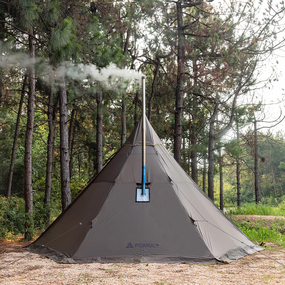 HUSSAR Plus 2.0 Camping Hot Tent | Tipi Tent with Stove Jack | Zpoint New Arrival