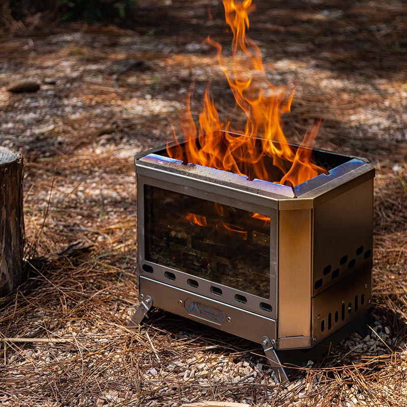 Mjölnir Titanium Fire Pit | Zpoint x CAMPING TOGETHER Camping Wood Stove| New Arrival