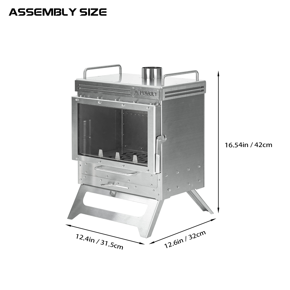 Dweller Wood Stove | Outdoor Fireplace for Hot Tent Camping | Zpoint New Arrival