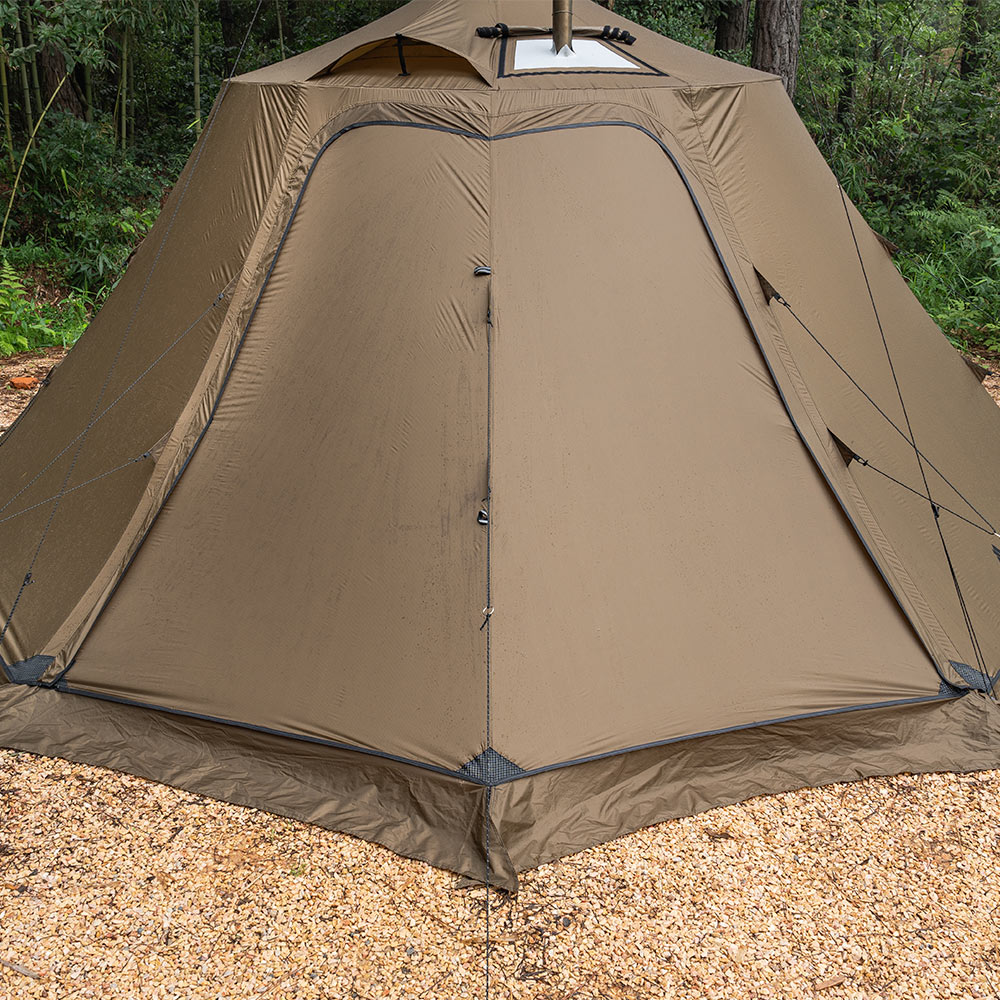 Circle 6 | Outdoor Hot Tent | Bell-Shaped Camping Hot Tent Zpoint New Arrival 2024