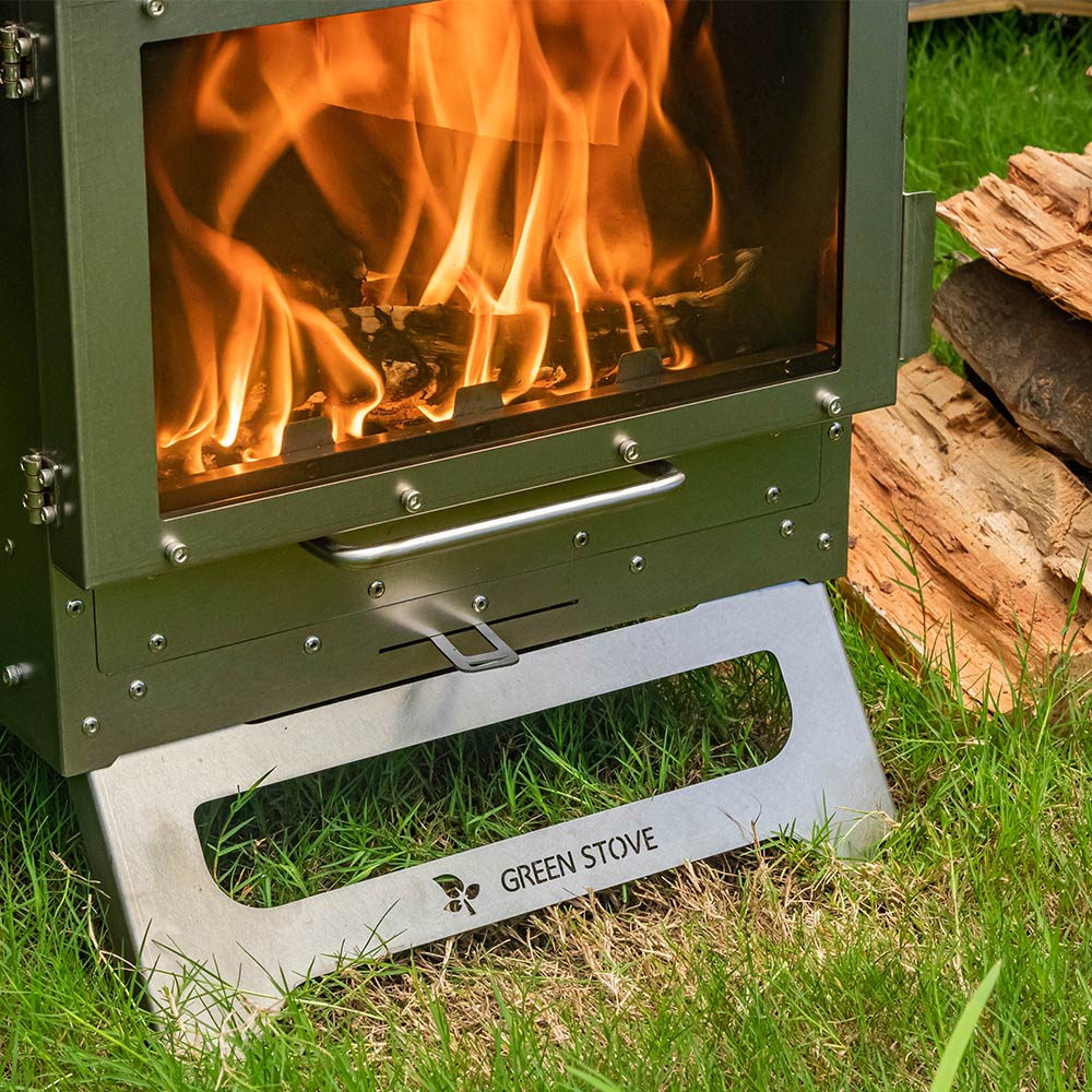 Dweller-Ti Wood Stove | Titanium Outdoor Fireplace | Zpoint & GREEN STOVE New Arrival