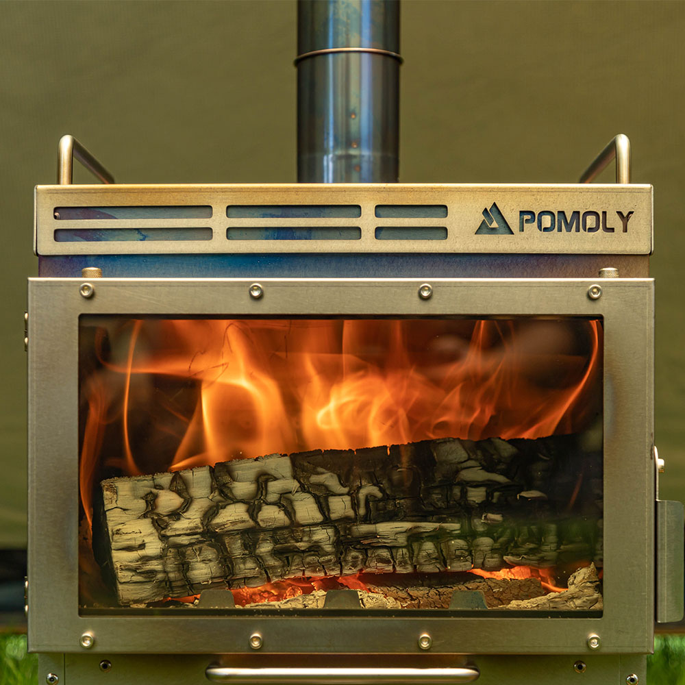 Dweller-Ti Wood Stove | Titanium Outdoor Fireplace | Zpoint & GREEN STOVE New Arrival