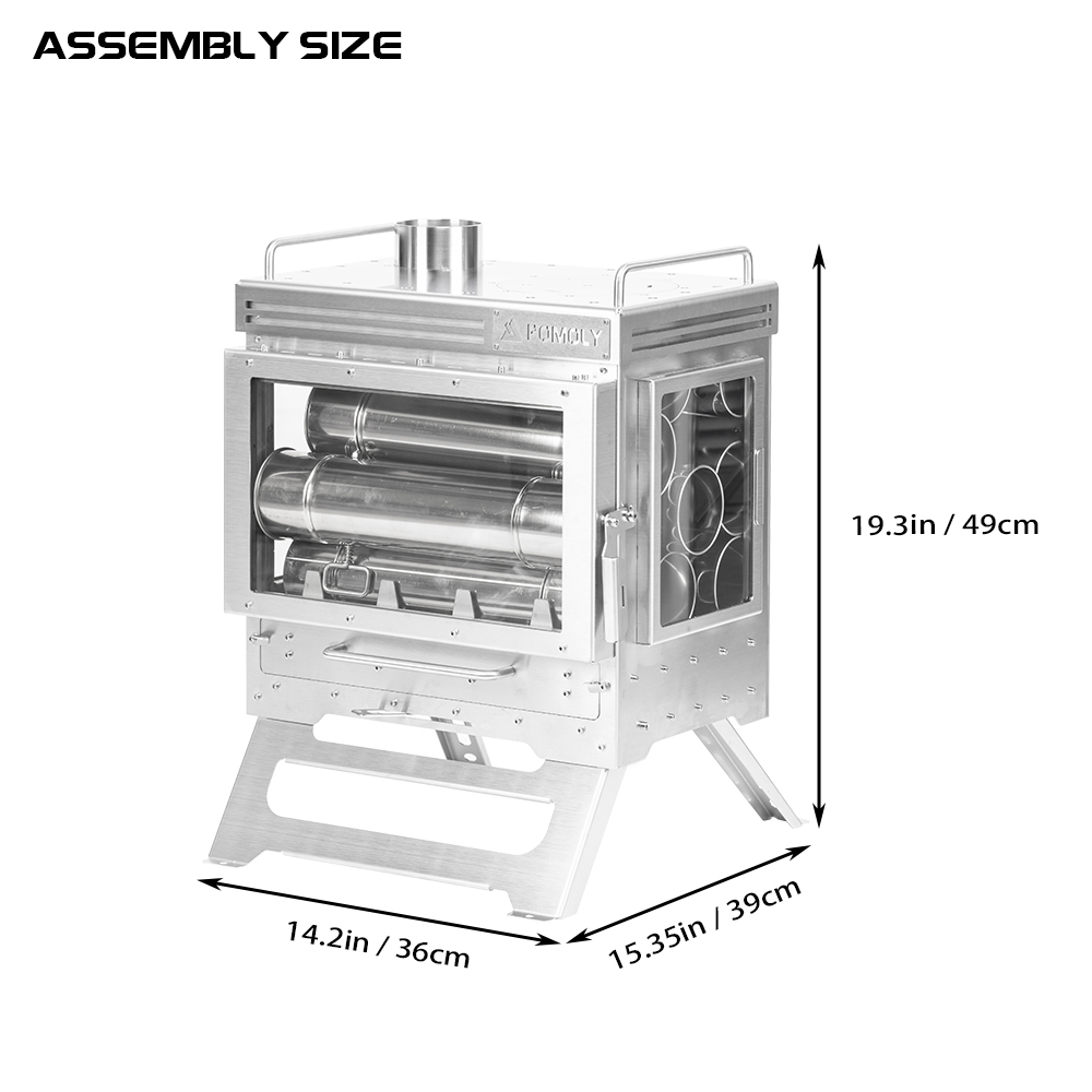 Dweller Max 3 | Camping Wood Stove | Zpoint New Arrival 2024