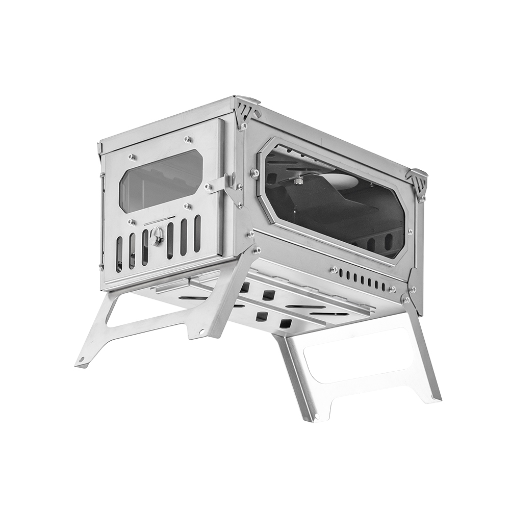 T-Brick Mini 2.0 | Portable Titanium Wood Stove for Solo Hot Tent Camping | Zpoint New Arrival