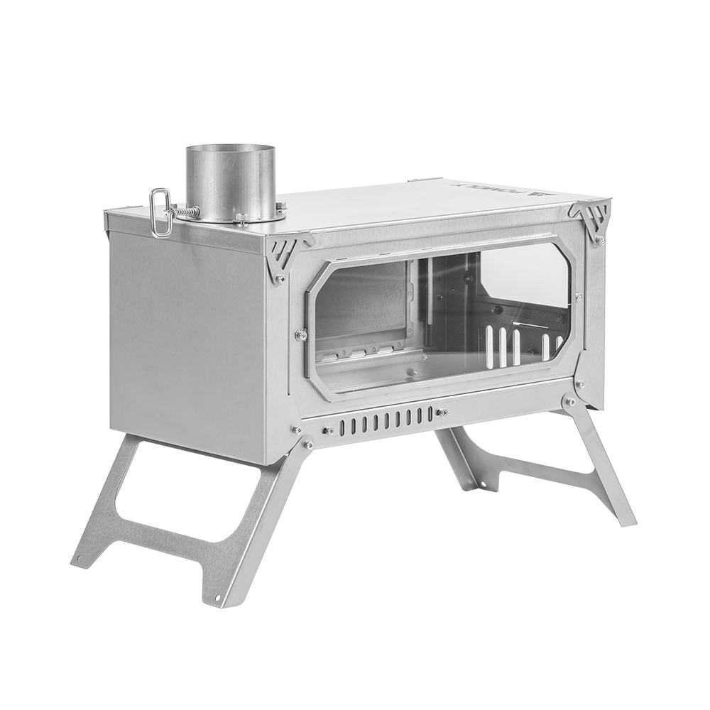 T-Brick 2.0 | Portable Titanium Wood Stove for Hot Tent Camping | Zpoint New Arrival