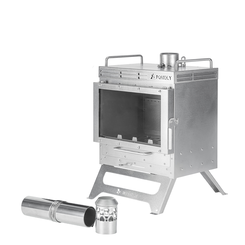 Dweller-Ti Wood Stove | Titanium Outdoor Fireplace | Zpoint & GREEN STOVE New Arrival
