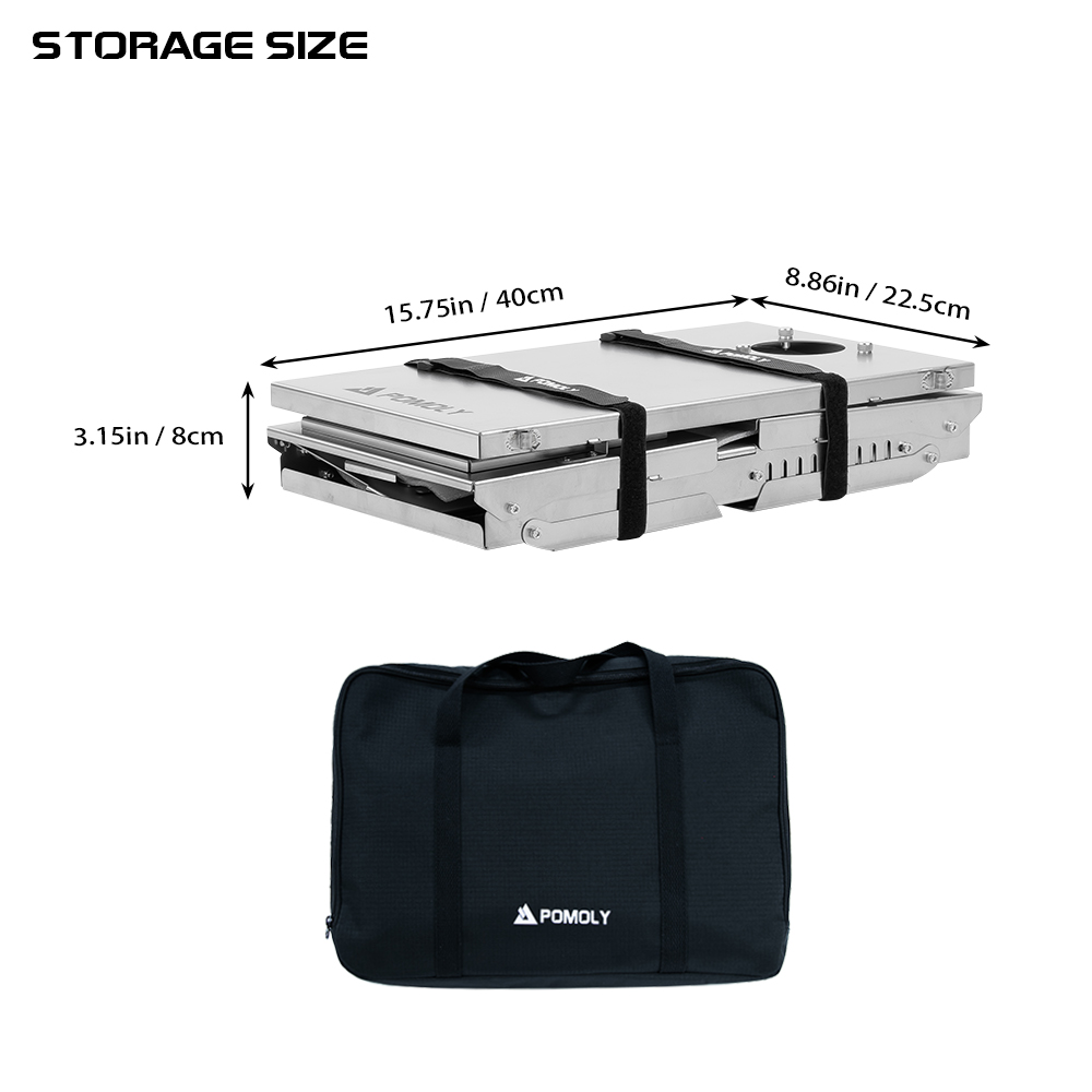 T1 - 3 | Fastfold Titanium Wood Stove | Zpoint New Arrival