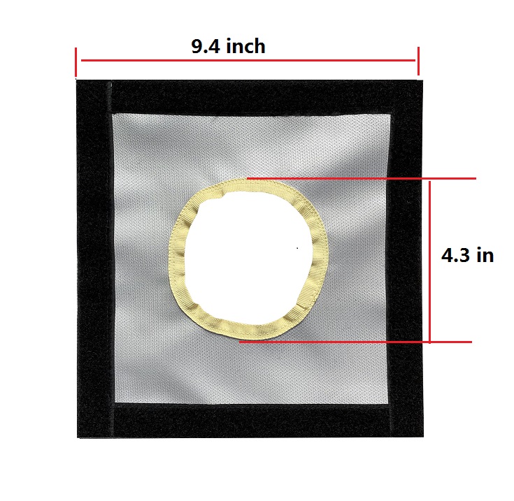 Fireproof Stove Jack Cloth For Hot Tent DIY Stovepipe Hole
