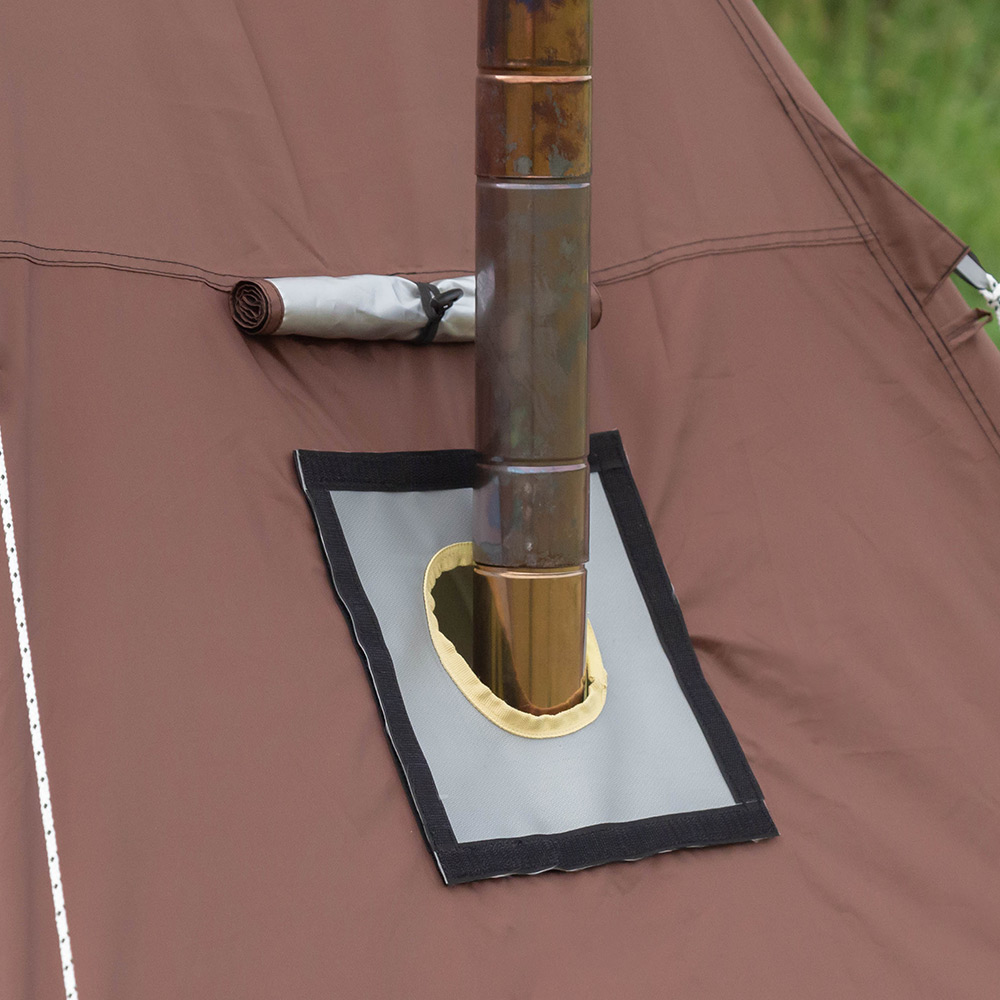 Zpoint HEX Hot Tent | 2 Person Tipi Tent with Wood Stove Jack for All Season Camping