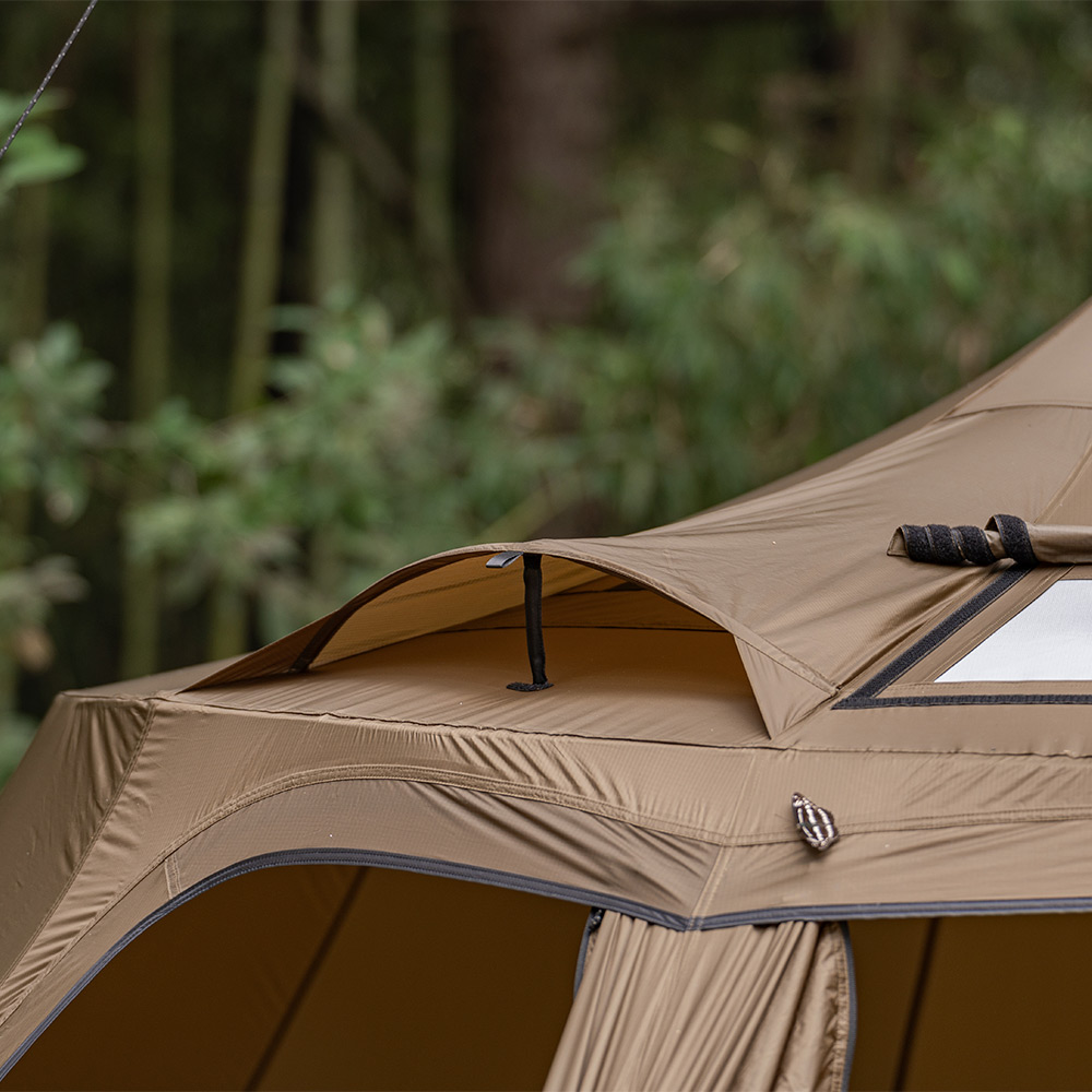 Circle 6 | Outdoor Hot Tent | Bell-Shaped Camping Hot Tent Zpoint New Arrival 2024