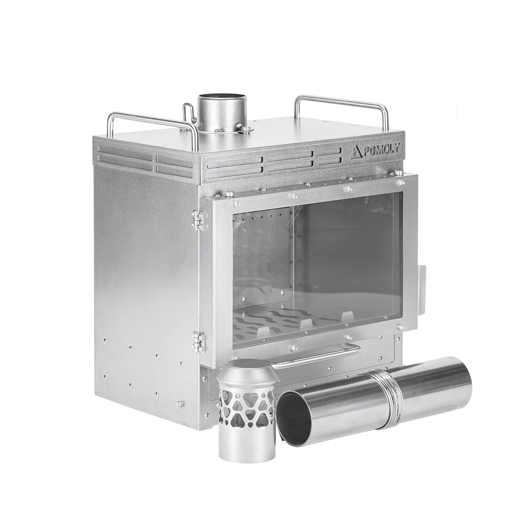 Dweller-Ti Wood Stove | Titanium Outdoor Fireplace | Zpoint & GREEN STOVE New Arrival