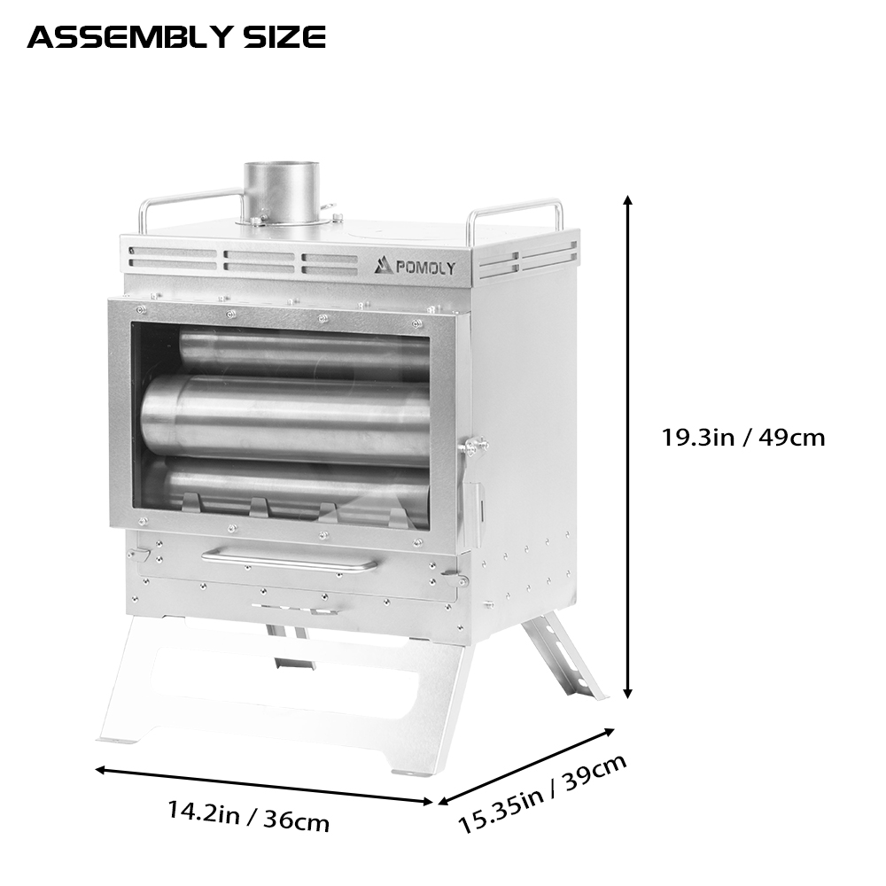 Dweller Max Ti | Titanium Wood Stove | Zpoint New Arrival 2024