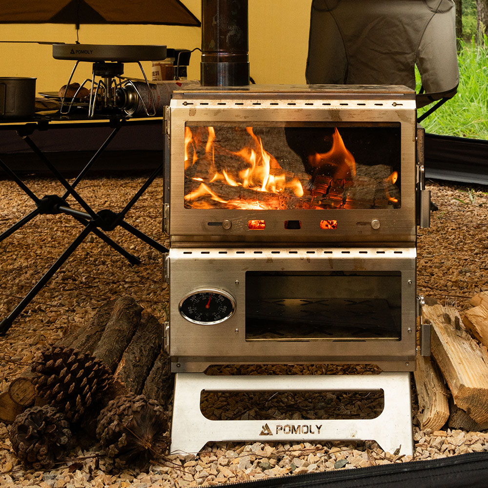 Baker Hot Tent Oven Stove | Portable Oven Tent Wood Stove | Zpoint New Arrival 2024