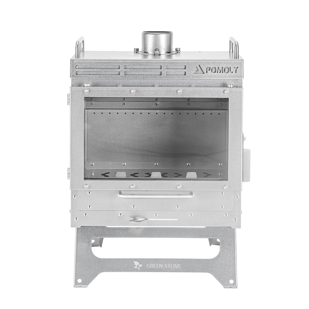 Dweller-Ti Wood Stove | Titanium Outdoor Fireplace | Zpoint & GREEN STOVE New Arrival