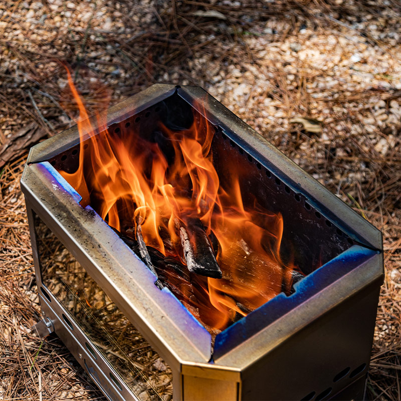Mjölnir Titanium Fire Pit | Zpoint x CAMPING TOGETHER Camping Wood Stove| New Arrival