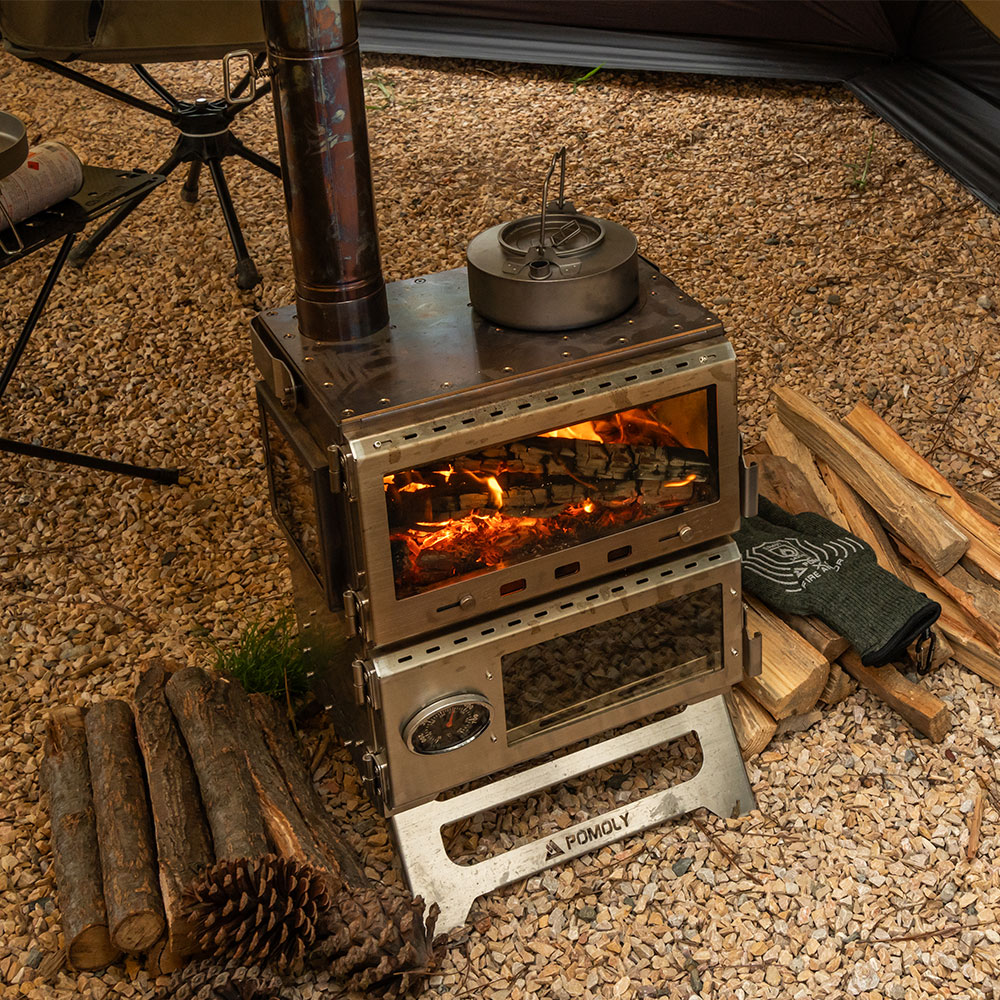 Baker Hot Tent Oven Stove | Portable Oven Tent Wood Stove | Zpoint New Arrival 2024