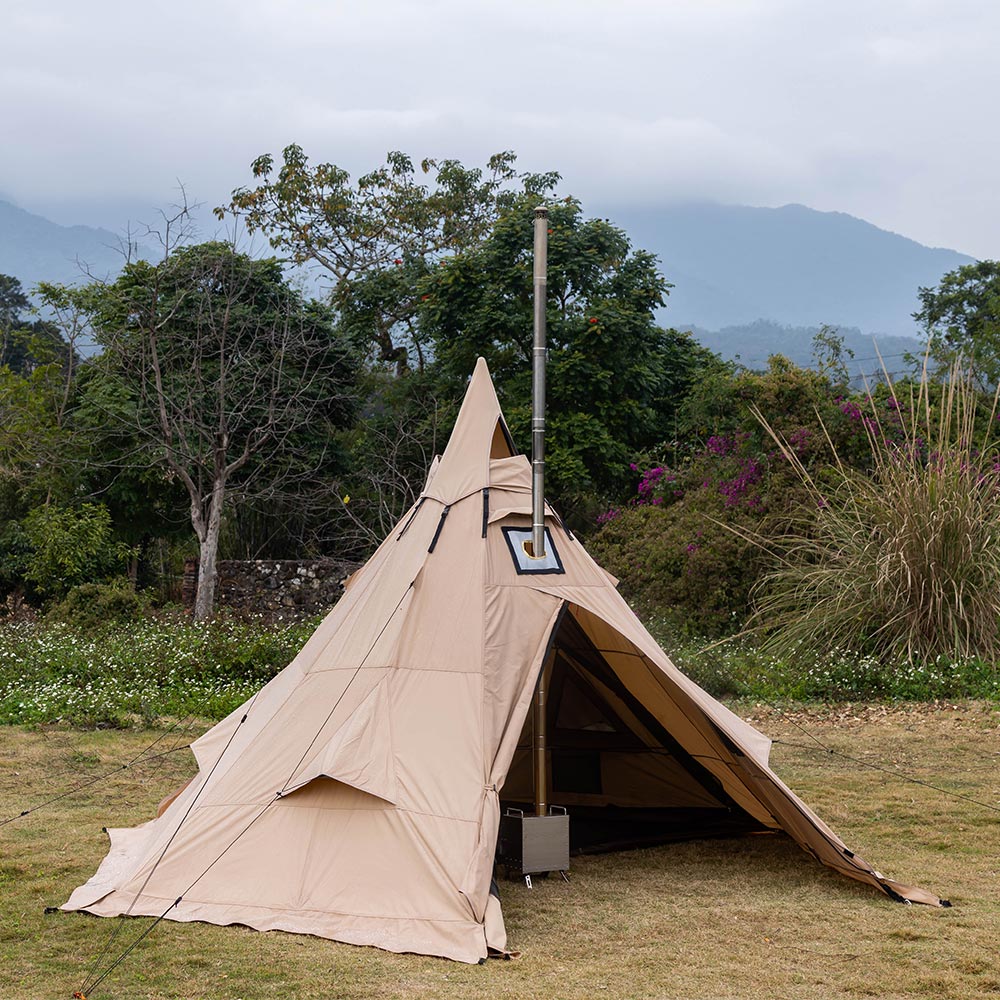 Zpoint PEAK TC Hot Tent | Tetoron Cotton Tipi Tent with Inner Tent Winter Camping | Zpoint New Arrival