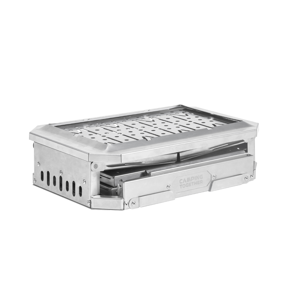 Mjölnir Fire Pit | CAMPING TOGETHER Stainless Steel 304 Camping Wood Stove| New Arrival