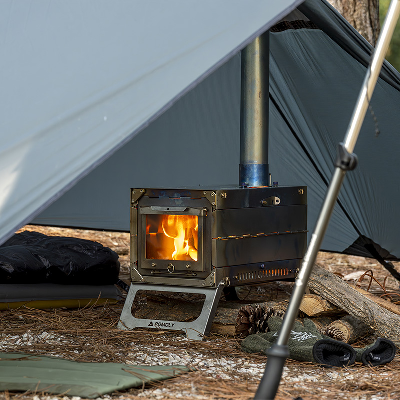 Zpoint Fold X | Titanium Wood Stove | Fastfold Tent Stove | Zpoint New Arrival 2024