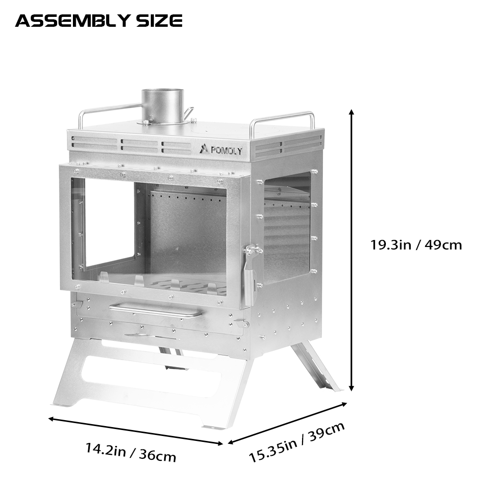 Dweller Max Ti 3 | Titanium Wood Stove | Zpoint New Arrival 2024