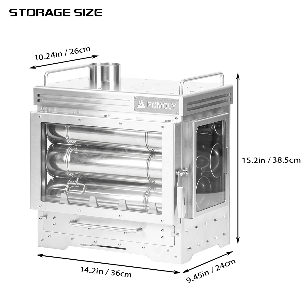Dweller Max 3 | Camping Wood Stove | Zpoint New Arrival 2024