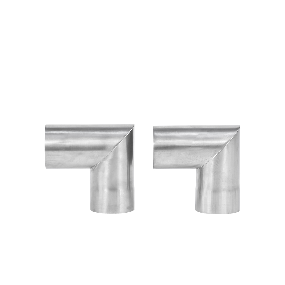 45 / 90 Degree Titanium Chimney Section | Φ2.36in x 2 Sections (Φ6cm) Titanium Stove Pipe for Wood Stove | Zpoint