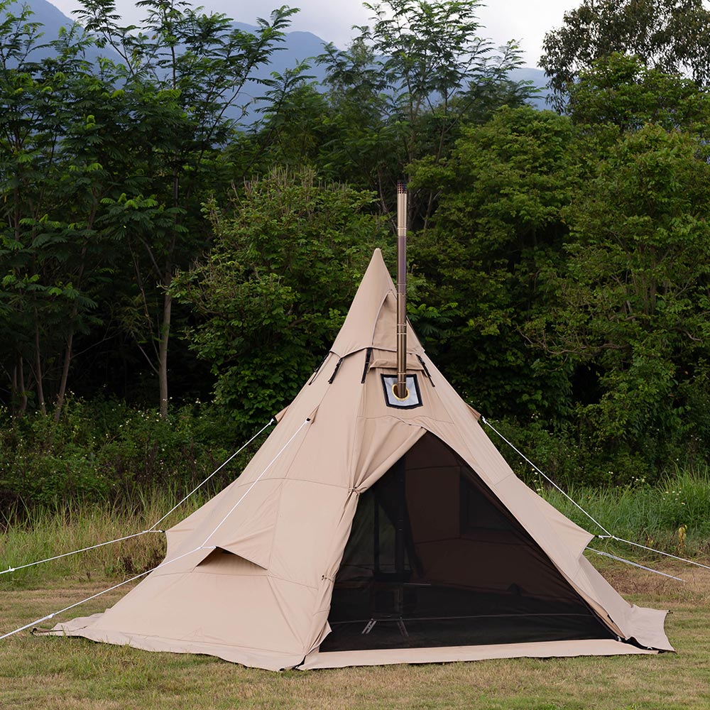 Zpoint PEAK TC Hot Tent | Tetoron Cotton Tipi Tent with Inner Tent Winter Camping | Zpoint New Arrival