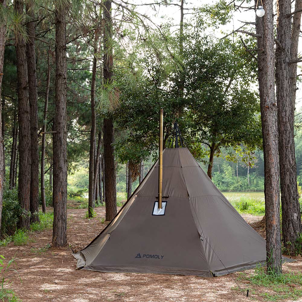 HUSSAR Plus 2.0 Camping Hot Tent | Tipi Tent with Stove Jack | Zpoint New Arrival