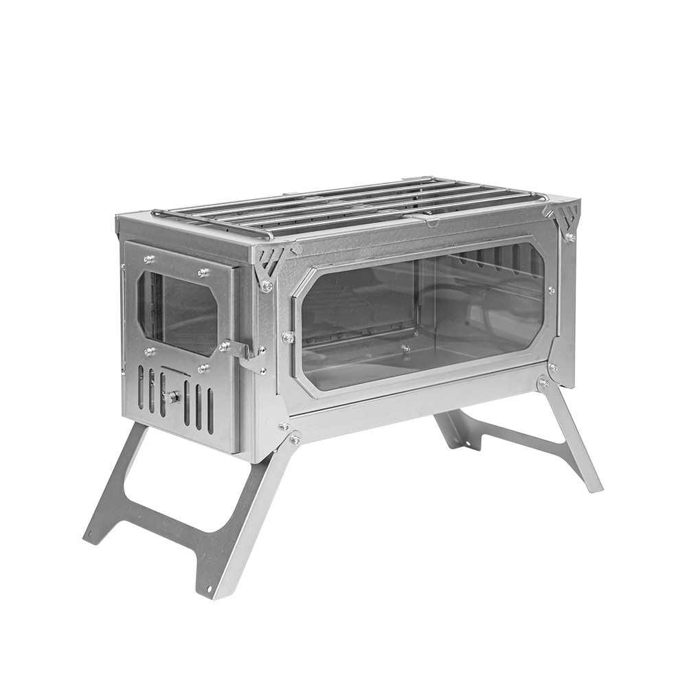 T-Brick 2.0 | Portable Titanium Wood Stove for Hot Tent Camping | Zpoint New Arrival