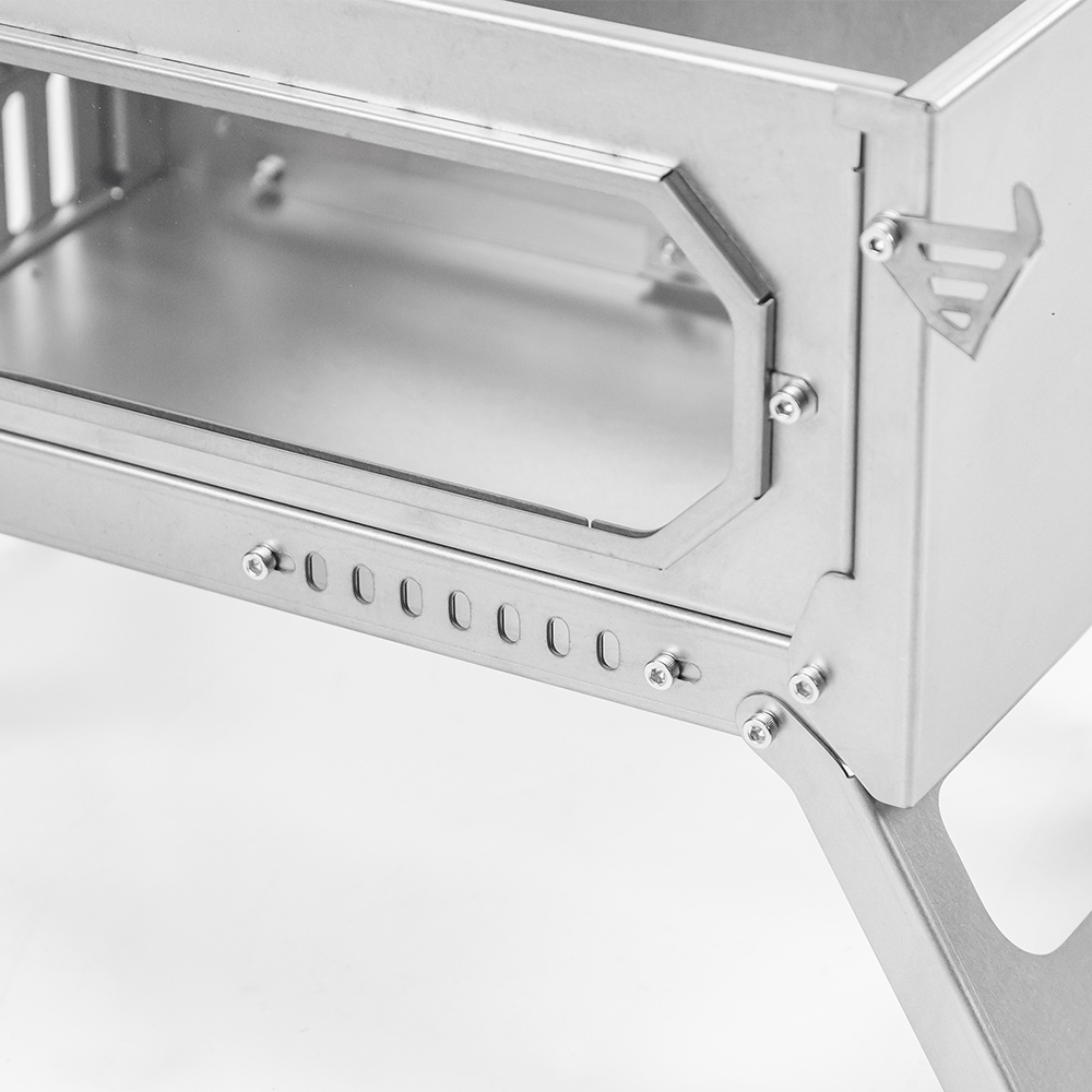 T-Brick Mini 2.0 | Portable Titanium Wood Stove for Solo Hot Tent Camping | Zpoint New Arrival