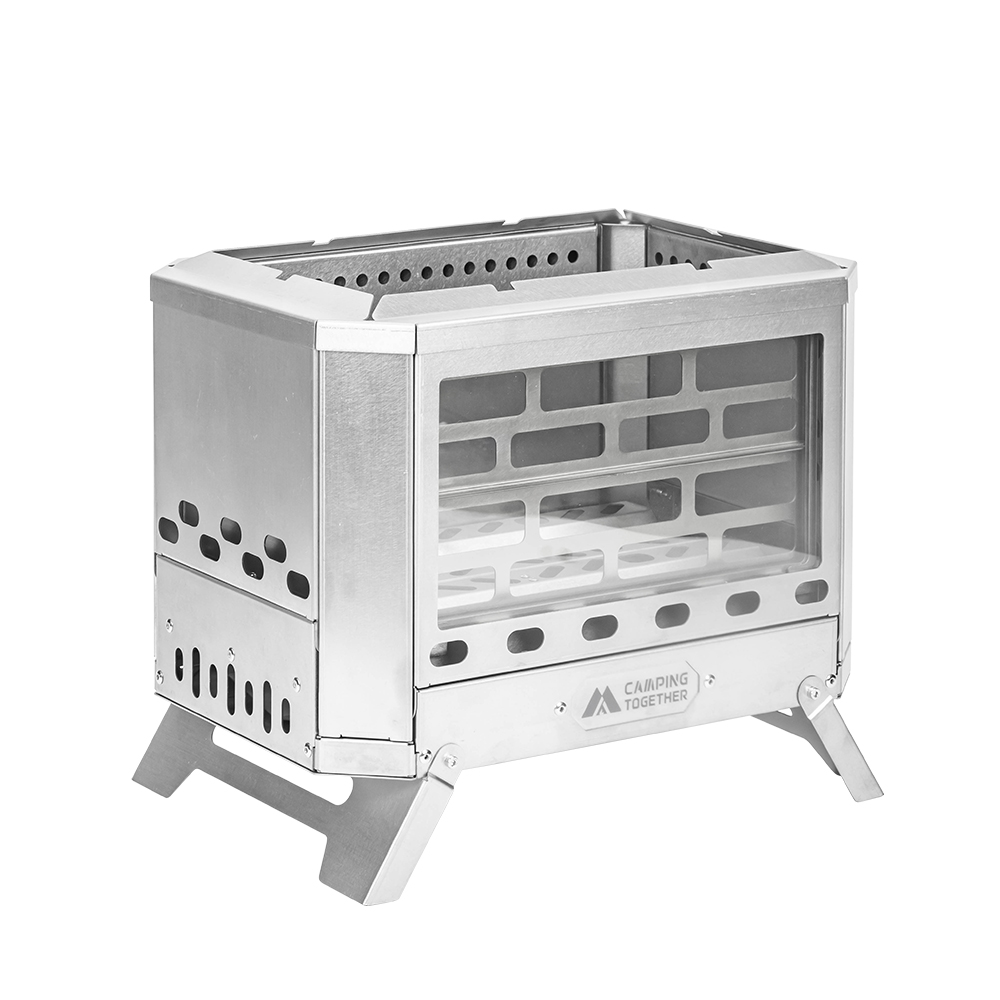 Mjölnir Titanium Fire Pit | Zpoint x CAMPING TOGETHER Camping Wood Stove| New Arrival