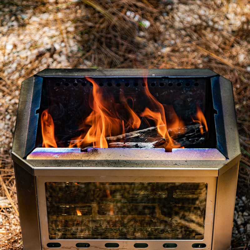 Mjölnir Titanium Fire Pit | Zpoint x CAMPING TOGETHER Camping Wood Stove| New Arrival