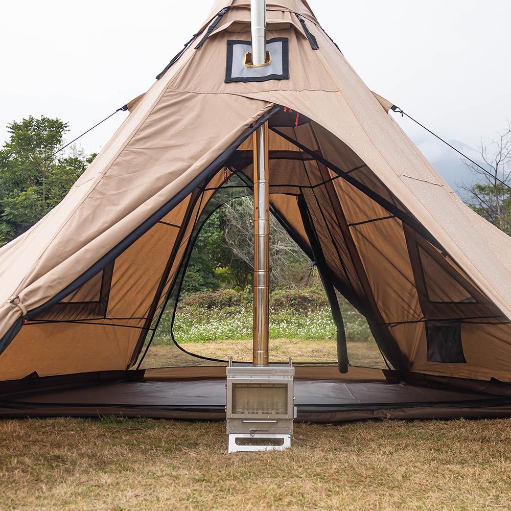 Zpoint PEAK TC Hot Tent | Tetoron Cotton Tipi Tent with Inner Tent Winter Camping | Zpoint New Arrival