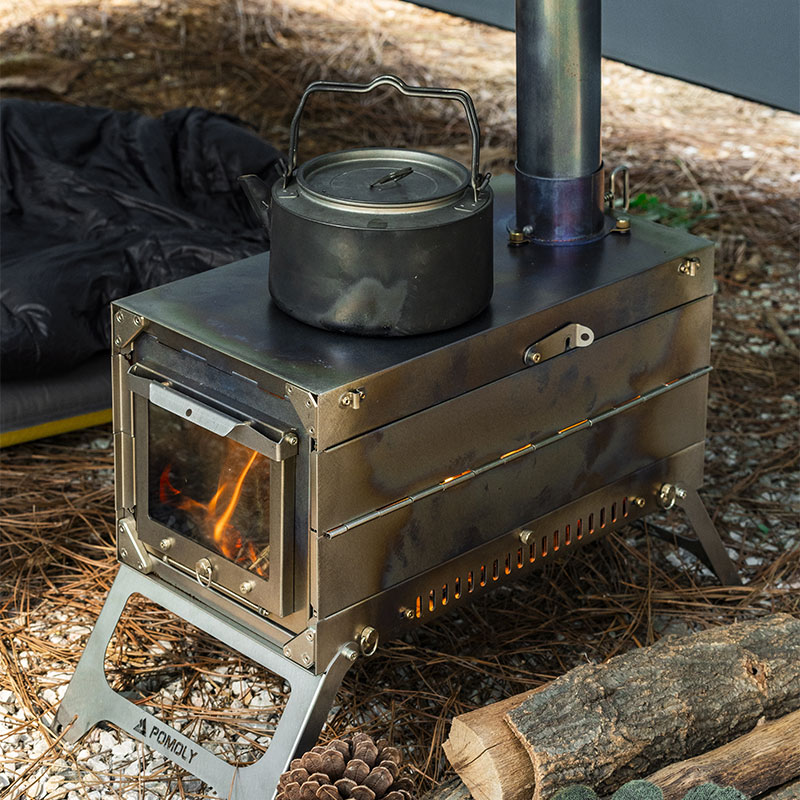 Zpoint Fold X | Titanium Wood Stove | Fastfold Tent Stove | Zpoint New Arrival 2024