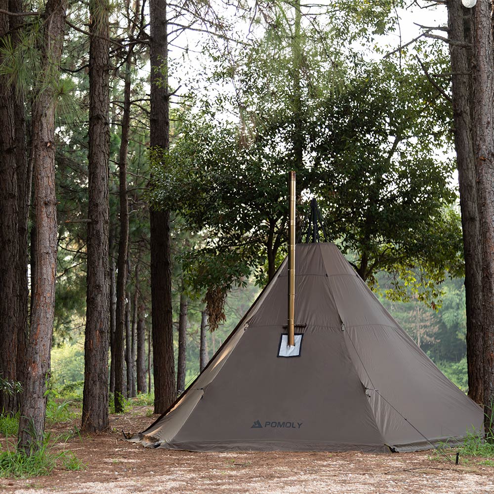 HUSSAR Plus 2.0 Camping Hot Tent | Tipi Tent with Stove Jack | Zpoint New Arrival