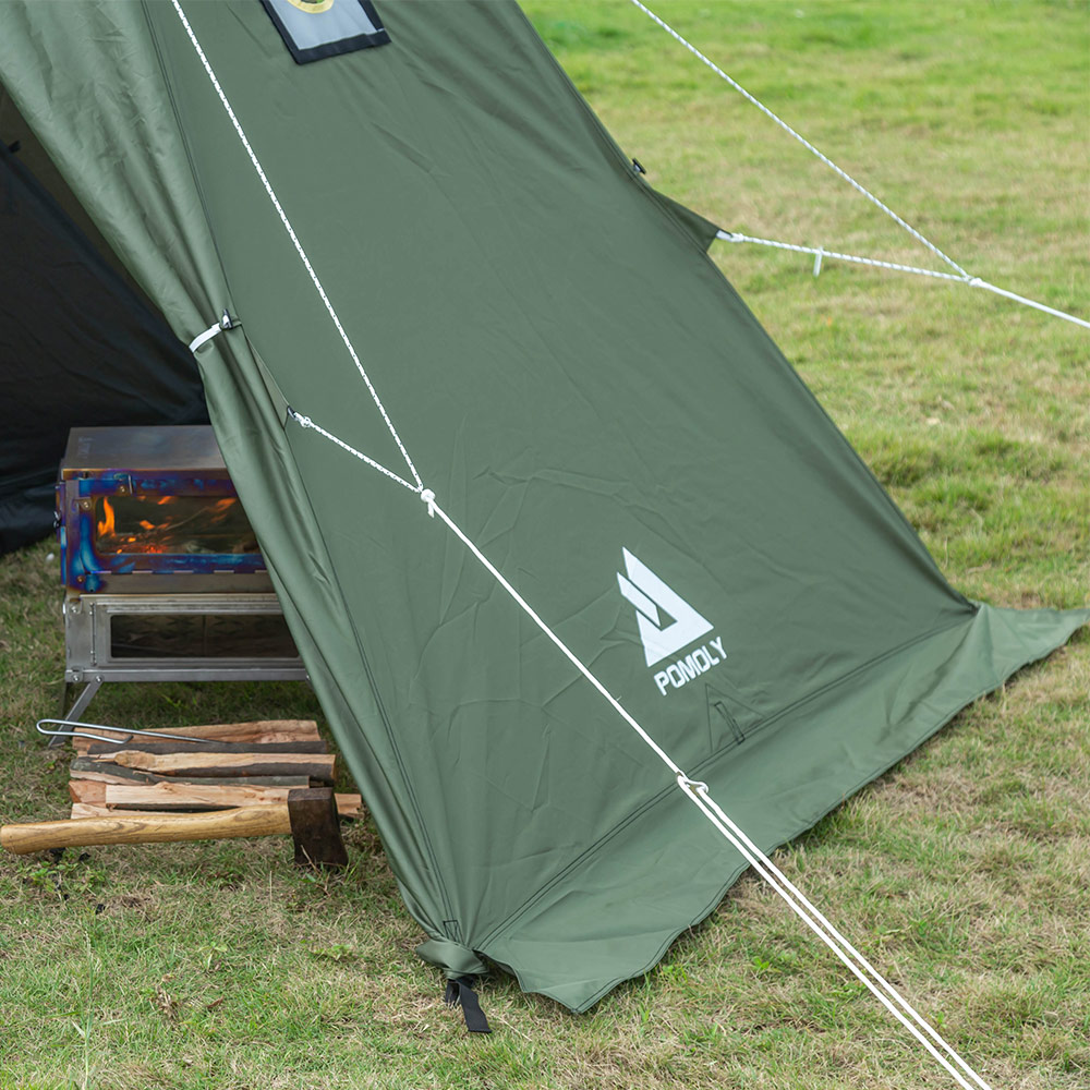 Zpoint HEX Hot Tent | 2 Person Tipi Tent with Wood Stove Jack for All Season Camping