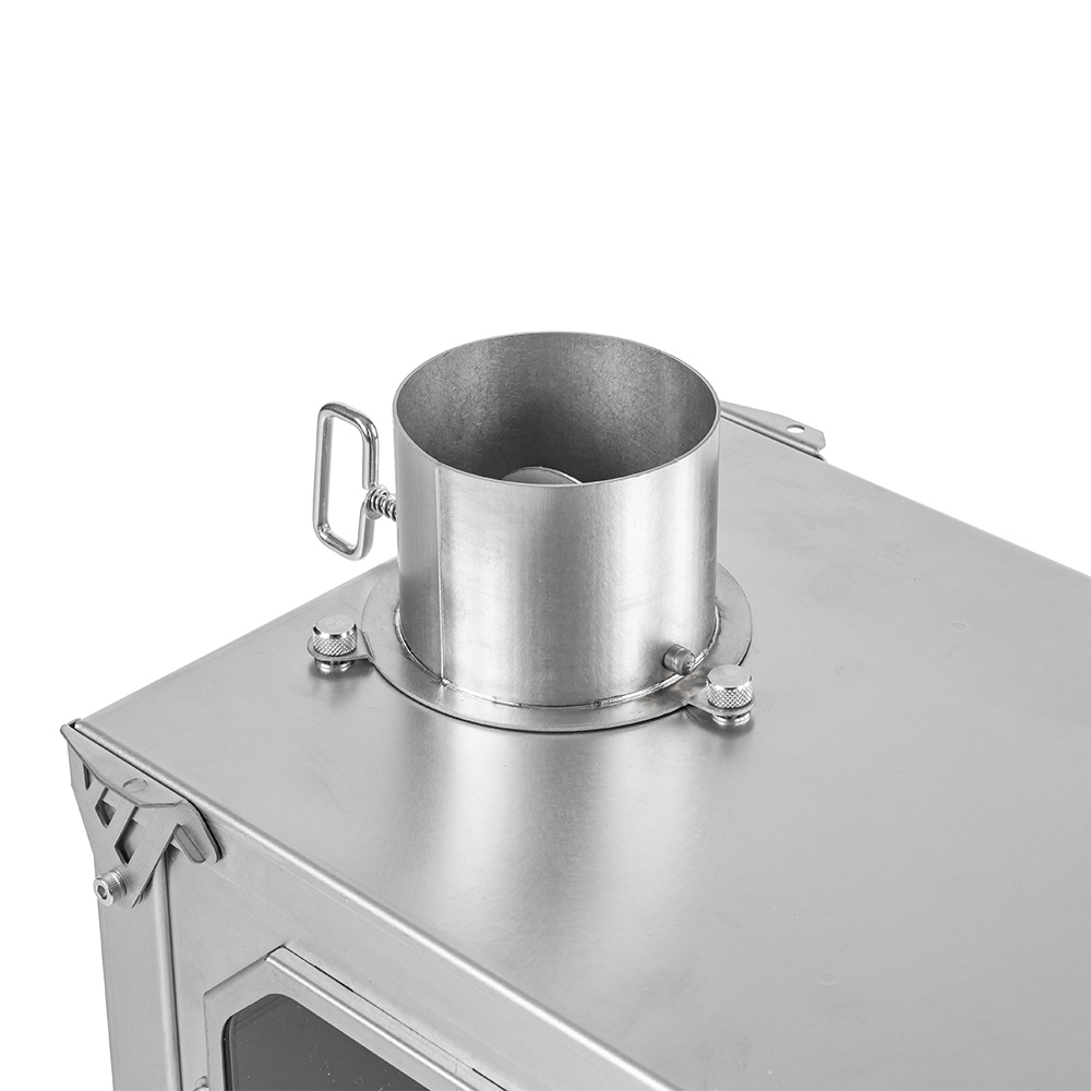 T-Brick 2.0 | Portable Titanium Wood Stove for Hot Tent Camping | Zpoint New Arrival